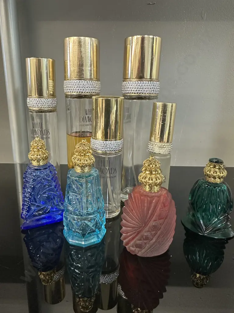 Perfume Bottles Including White Diamonds Etc Image 1++