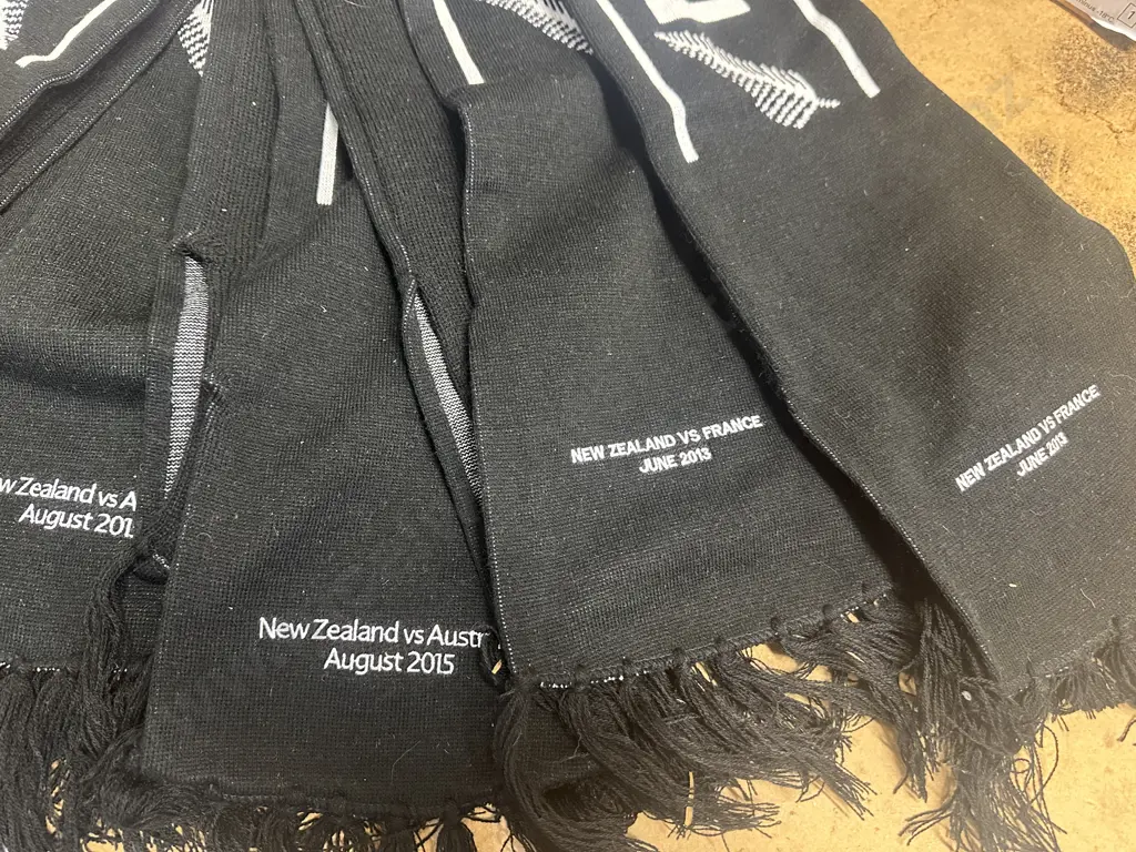 Selection of New Zealand  VS France 2013 & 2015 Scarves Image 1++