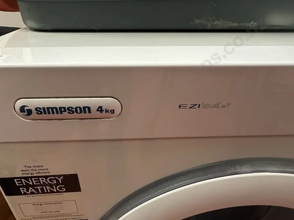 Simpson 4Kg EziLoader Clothes Dryer Image 1++