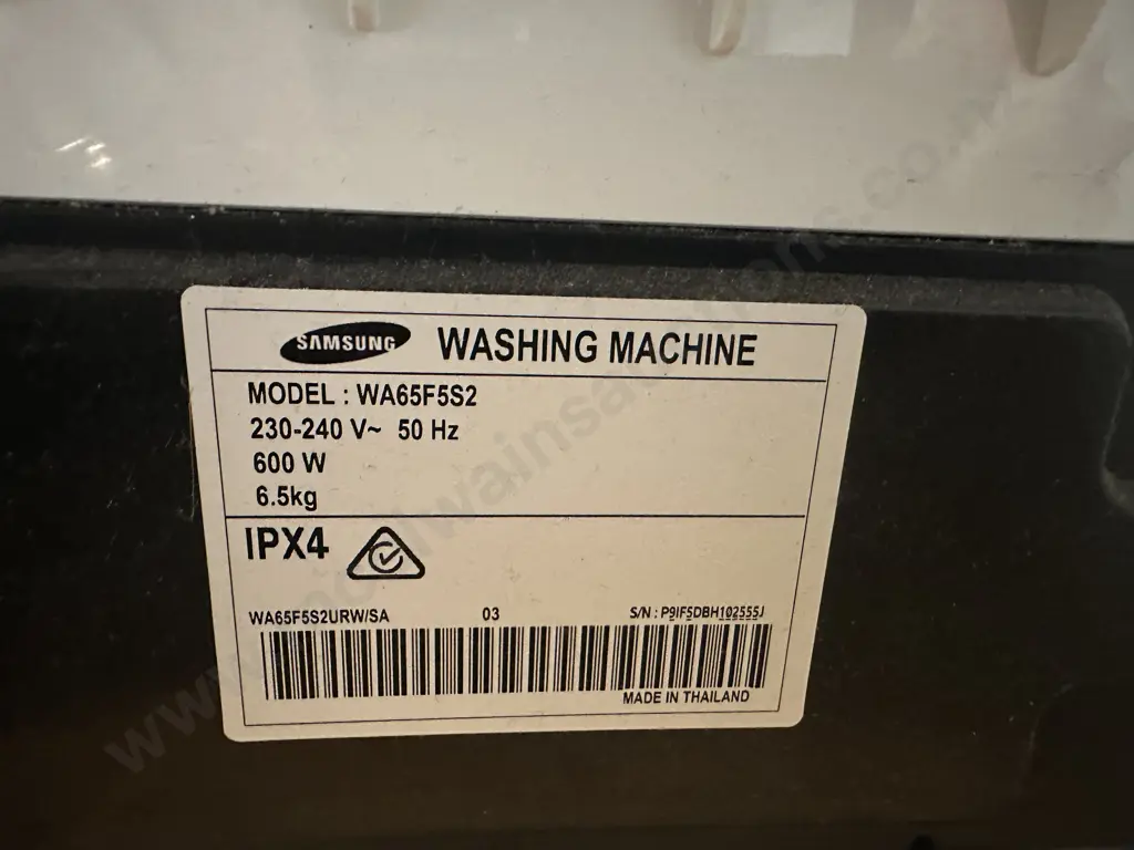 Samsung 6.5Kg Washing Machine - Model WA65F5S2, Top Loader Image 1++
