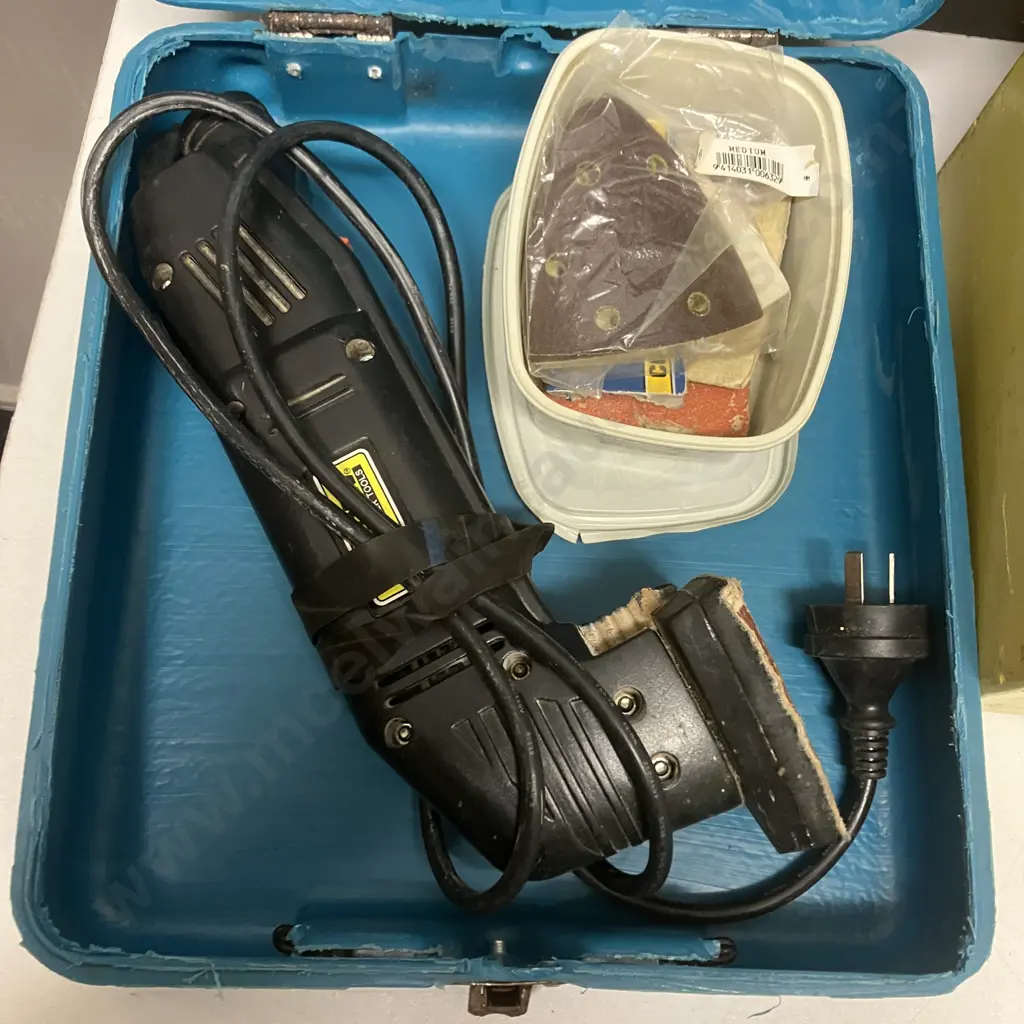 Power Tools - Vintage Hitachi JHV-60 Jig Saw, B&D Hot Air Paint Stripper, Drill, Colt Sander Image 1++