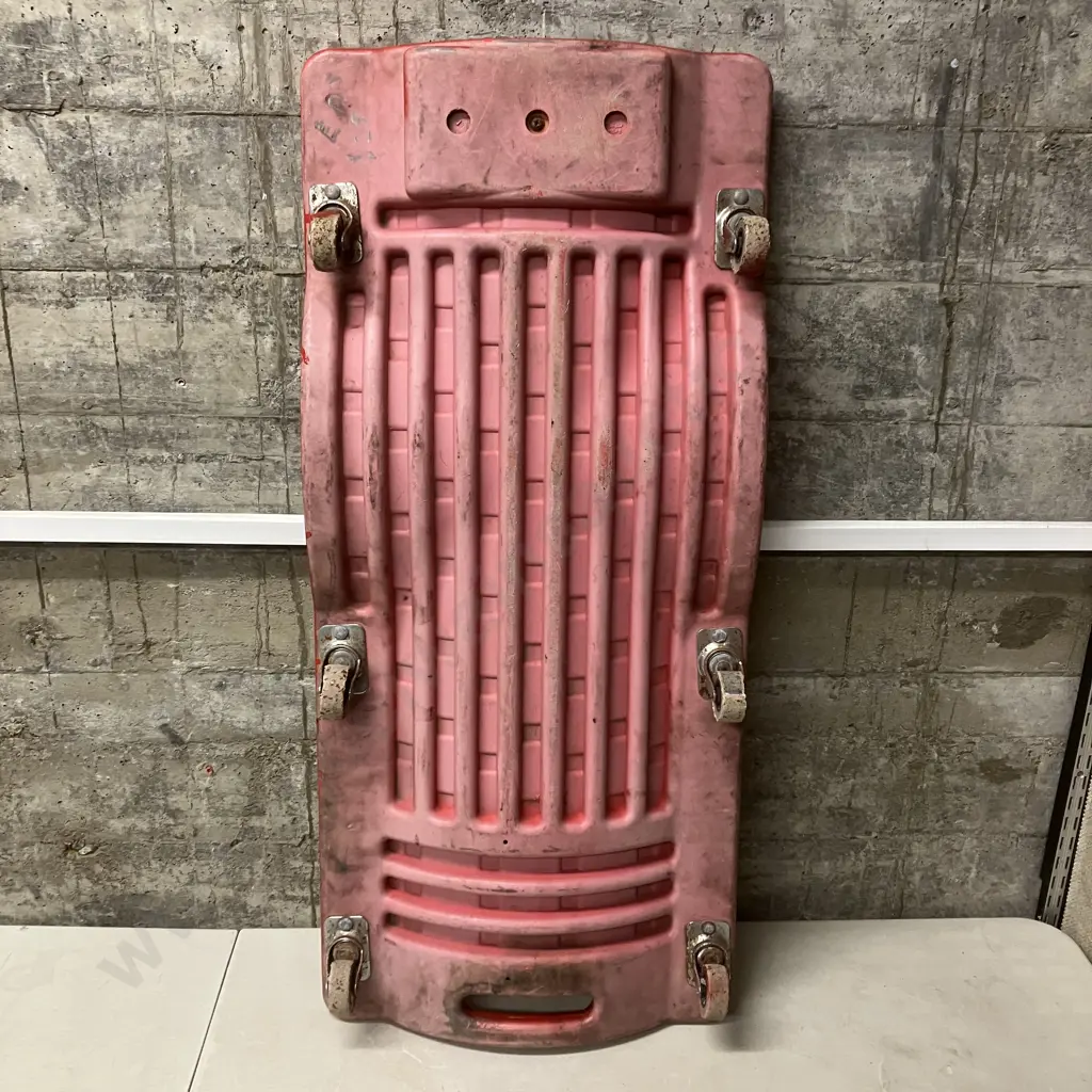 Red Mechanics Creeper Trolley. 90 x 40cm Image 1++