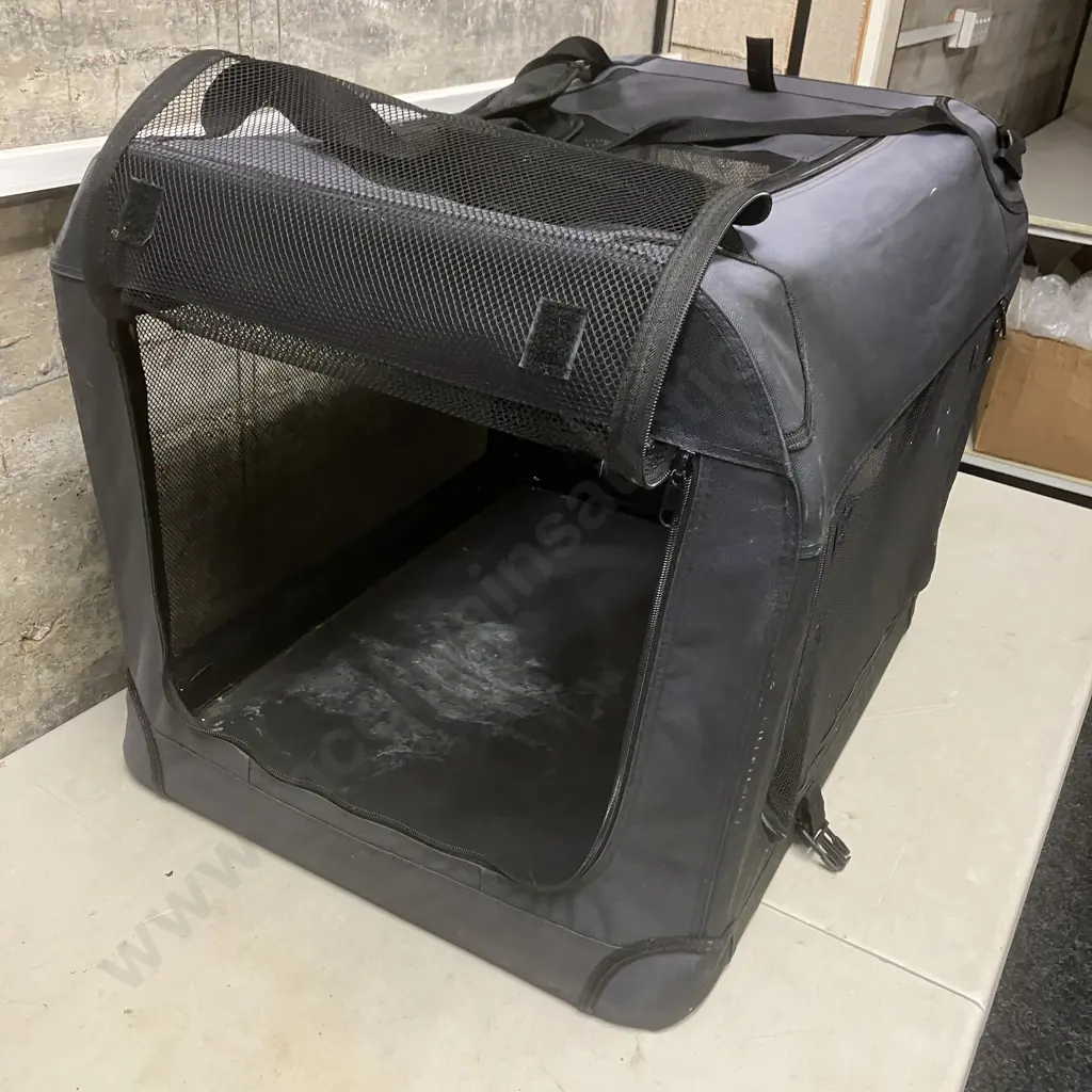 Fabric Animal Crate. H51 W70 D52cm Image 1++