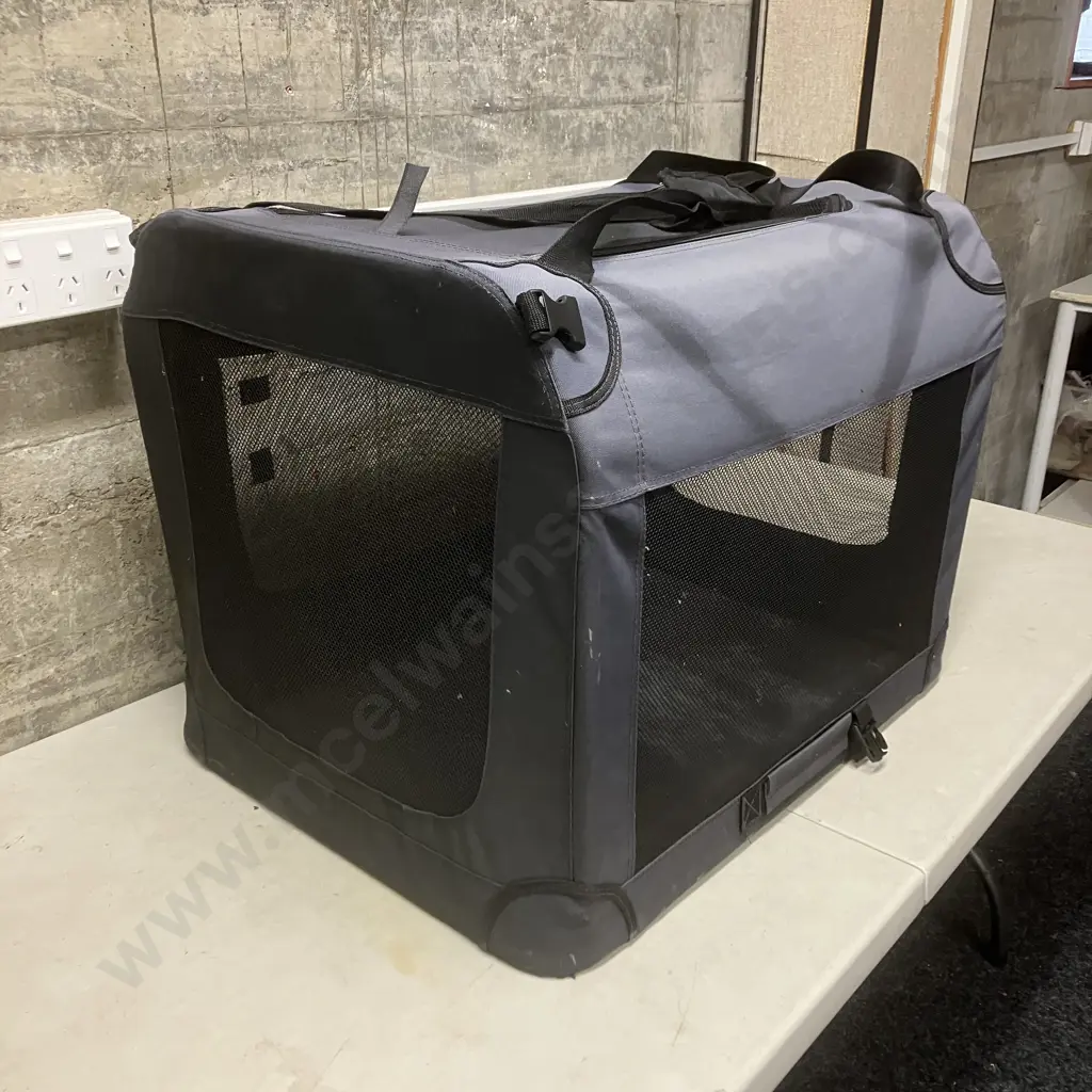 Fabric Animal Crate. H51 W70 D52cm Image 1++