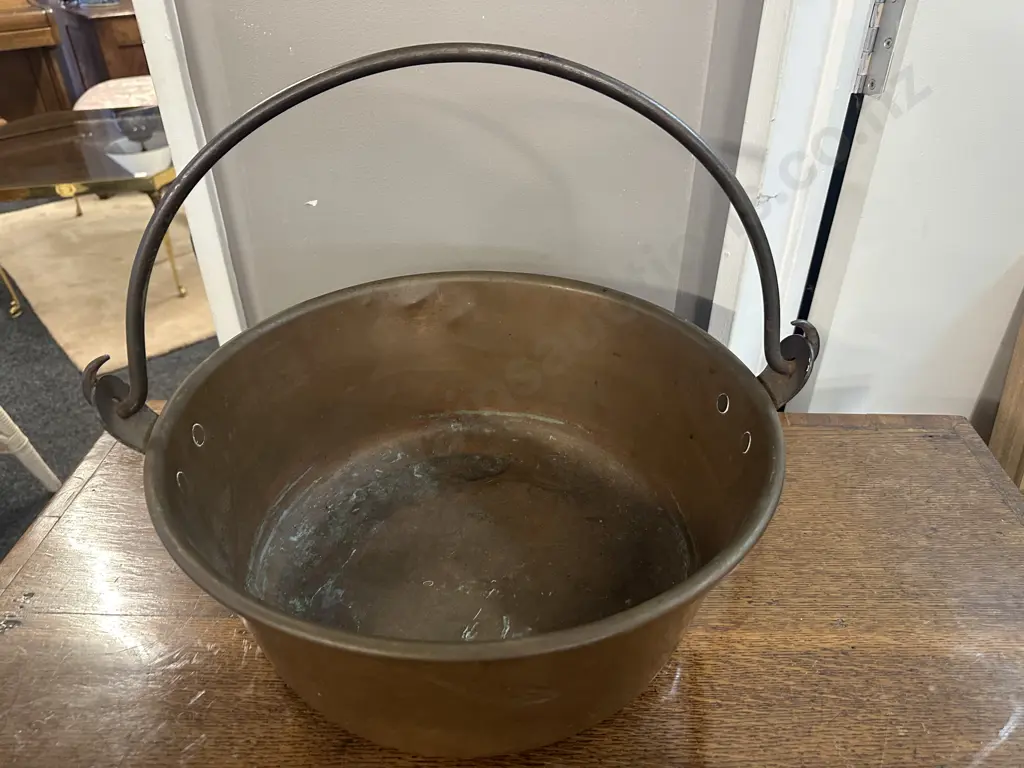 Copper Preserving/Jam Pan. 16 x 38cm Image 1++