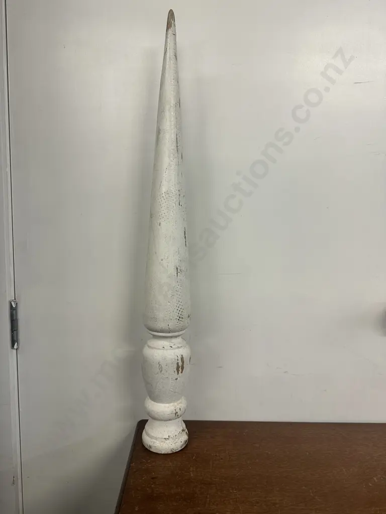 Antique Wood Finial. H71cm Image 1++