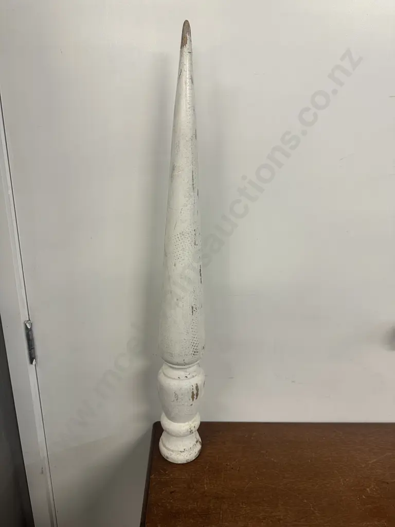 Antique Wood Finial. H71cm Image 1++