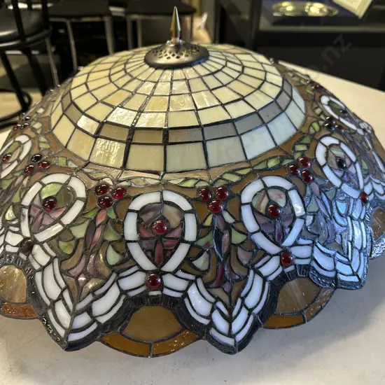 Tiffany Style Pendant Lamp Shade Stained Glass 