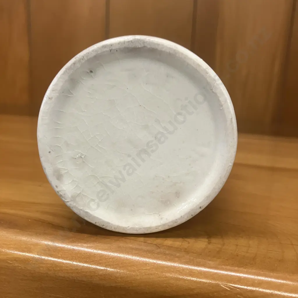 Rare "International Stores Original Seville Orange Marmalade" 2-pound Thin Pot. 1800s' Ironstone. 11 x 7.5cm Image 1++