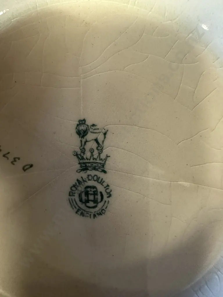 Vintage Wolsey Royal Doulton Bowl With Epns Rim D3746 Image 1++