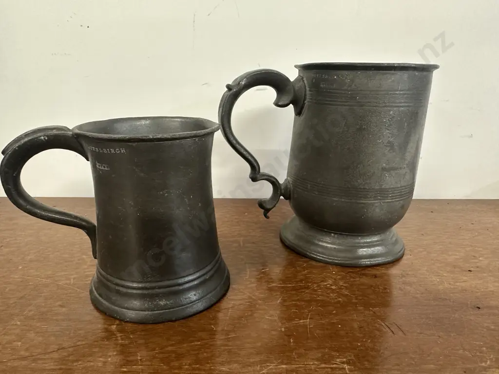Yates & Birch Pewter Tankards  Image 1++
