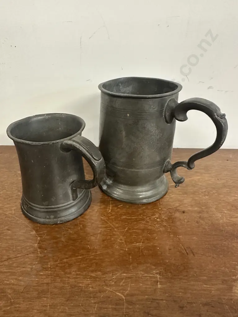 Yates & Birch Pewter Tankards  Image 1++
