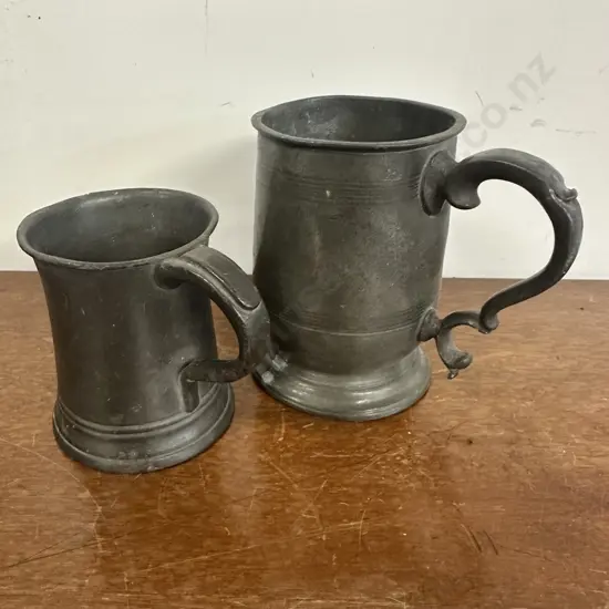 Yates & Birch Pewter Tankards 