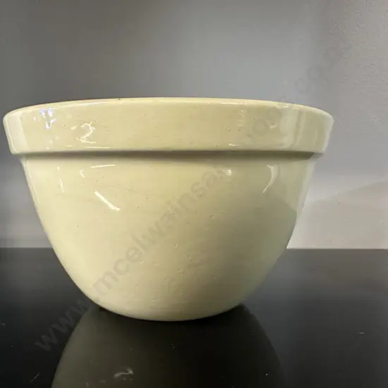 Antique Early 20th Century Pudding Bowl, NZ Made. 8 x 15cm
