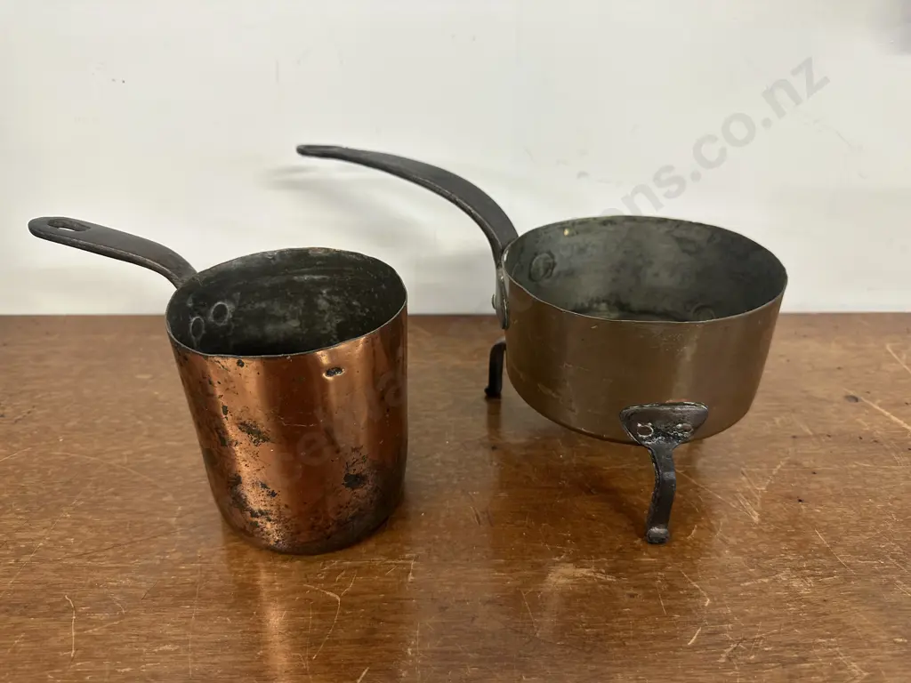 Vintage Copper Sauce Pans  Image 1++