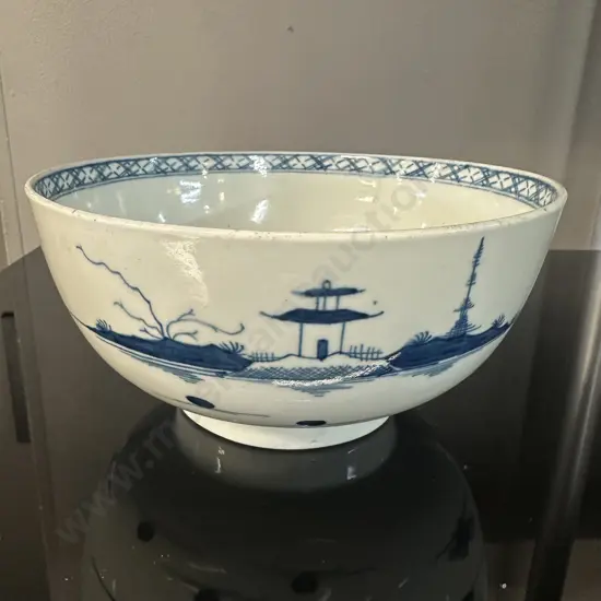 Antique Chinese Footed Cannon Ball Bowl. 8 x 17cm