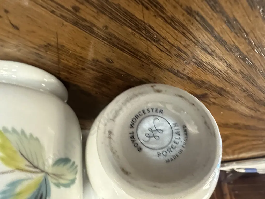 Royal Worcester Porcelain Egg coddlers  Image 1++
