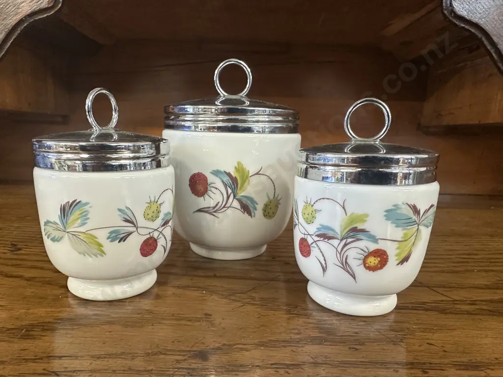 Royal Worcester Porcelain Egg coddlers  Image 1++