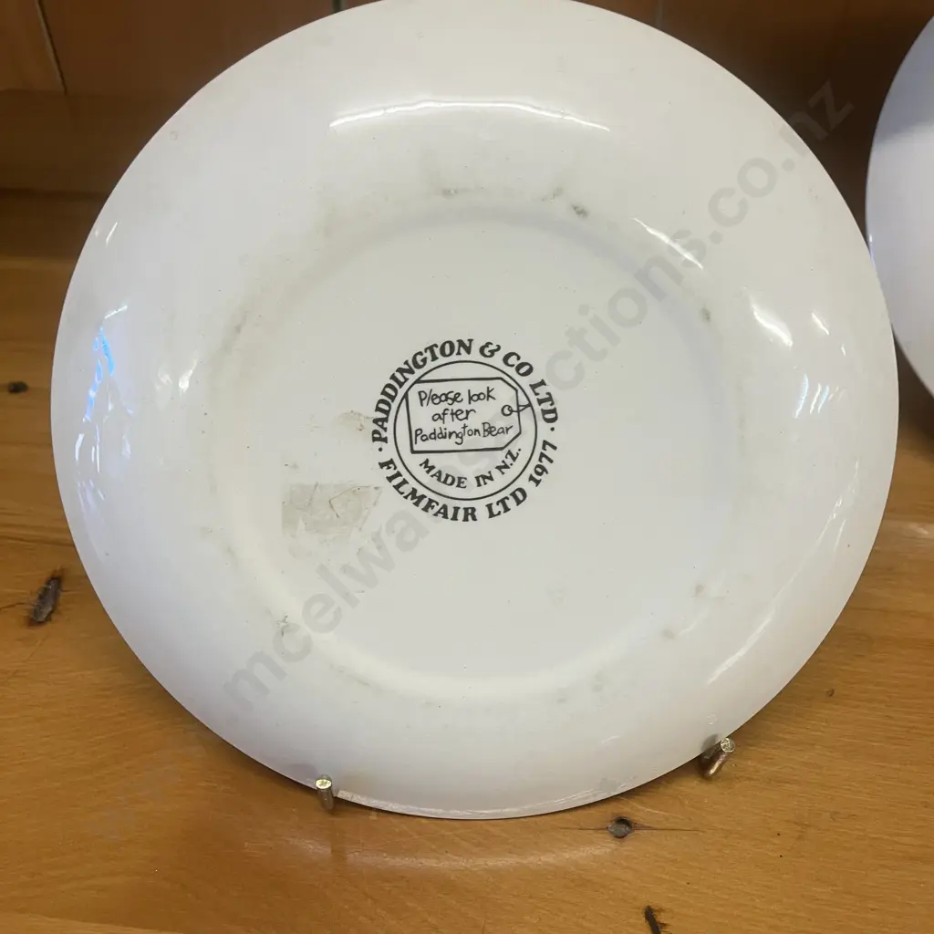 Vintage Crown Lynn Sesame St Plate & Nursery Tales Plate & Bowl, Paddington Plate Etc Image 1++