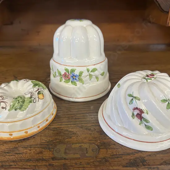 Selection Of Vintage Italian Ceramic Moulds