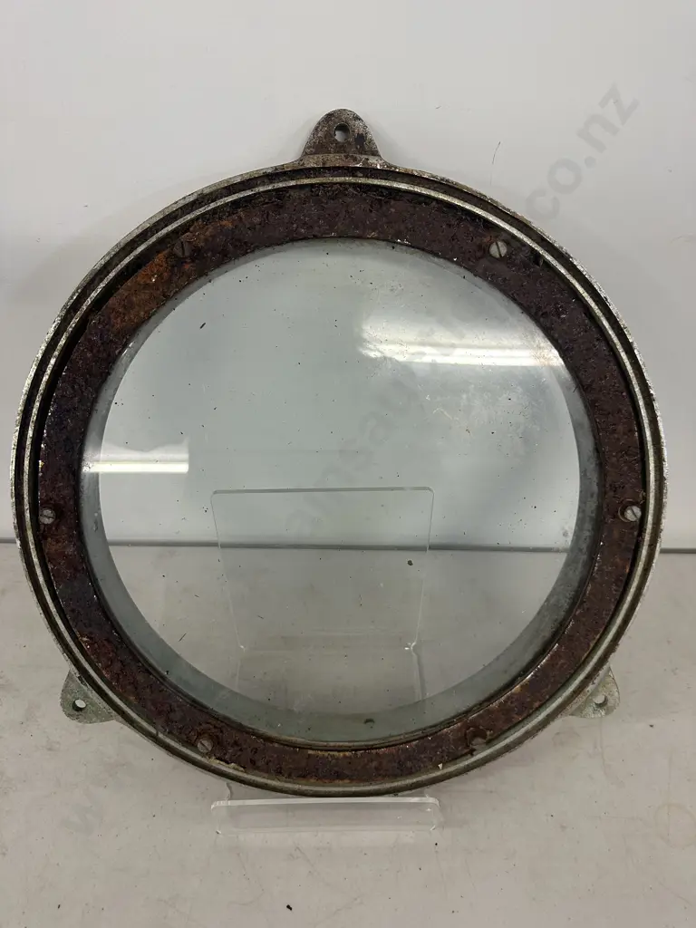 Vintage Aluminum Port Hole Dia38cm. Image 1++