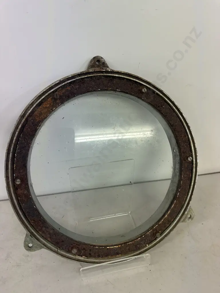 Vintage Aluminum Port Hole Dia38cm. Image 1++