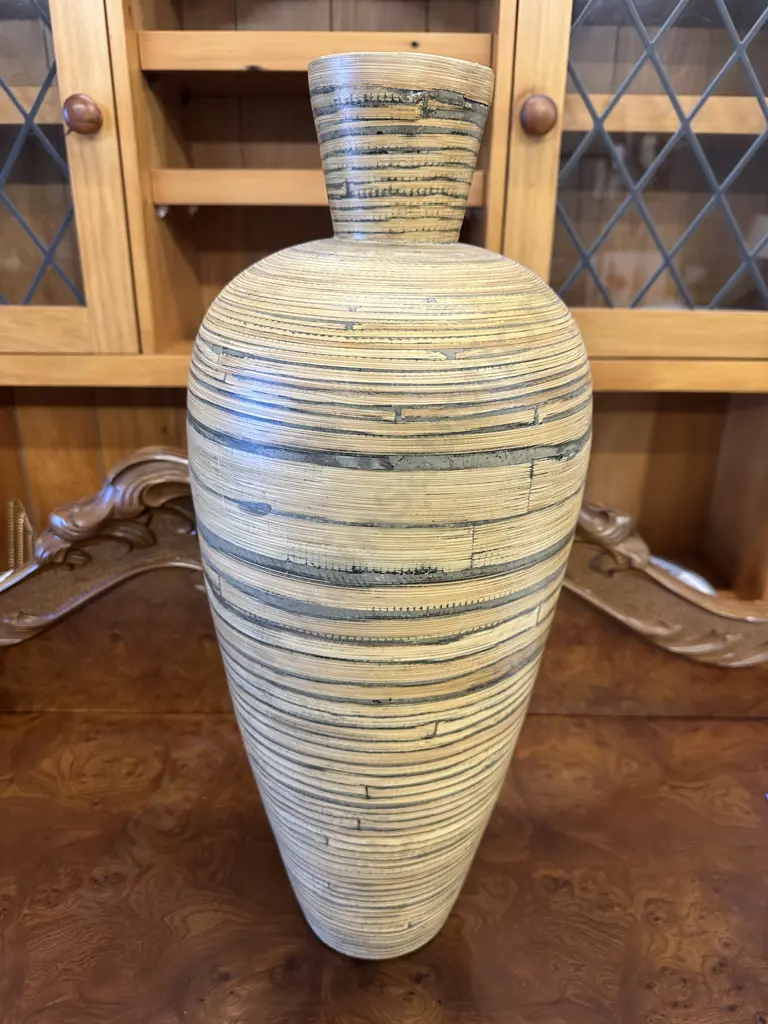 Decorative Vase Striped H60cm Image 1++