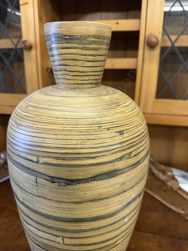 Decorative Vase Striped H60cm Image 1++