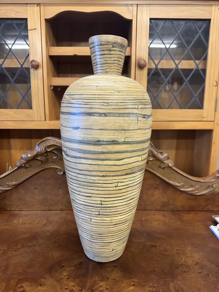 Decorative Vase Striped H60cm Image 1++