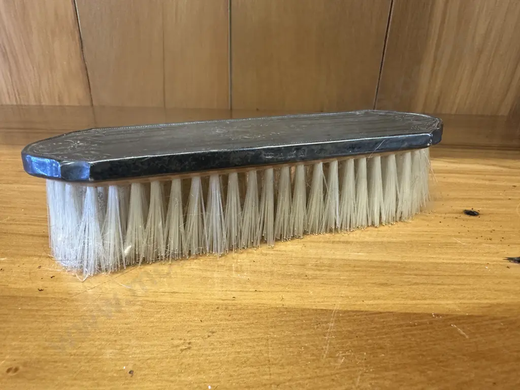 Antique Sterling Silver Hallmarked Clothes Brush Image 1++