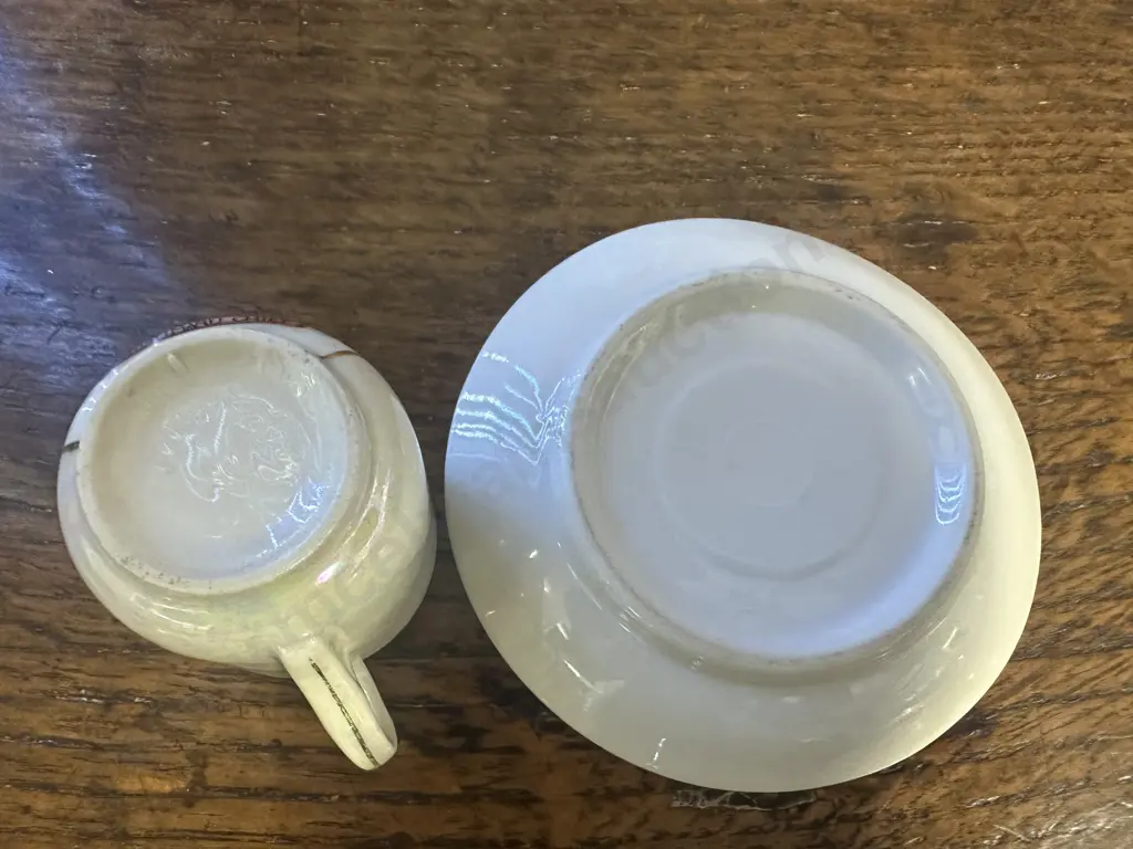 Vintage Demi Cup & Saucer 'A Ngatimaru Chief' Image 1++