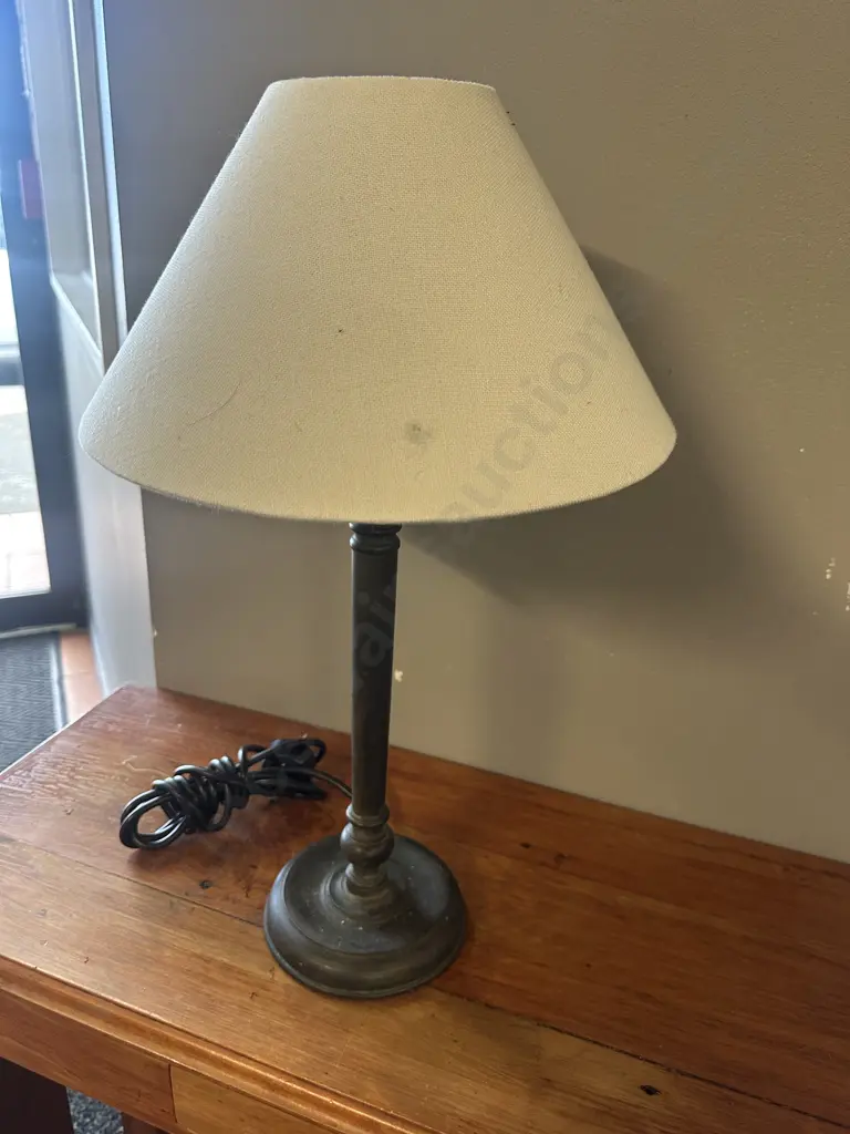 Eunice Taylor Table Lamp With Cream Shade H51cm. Image 1++