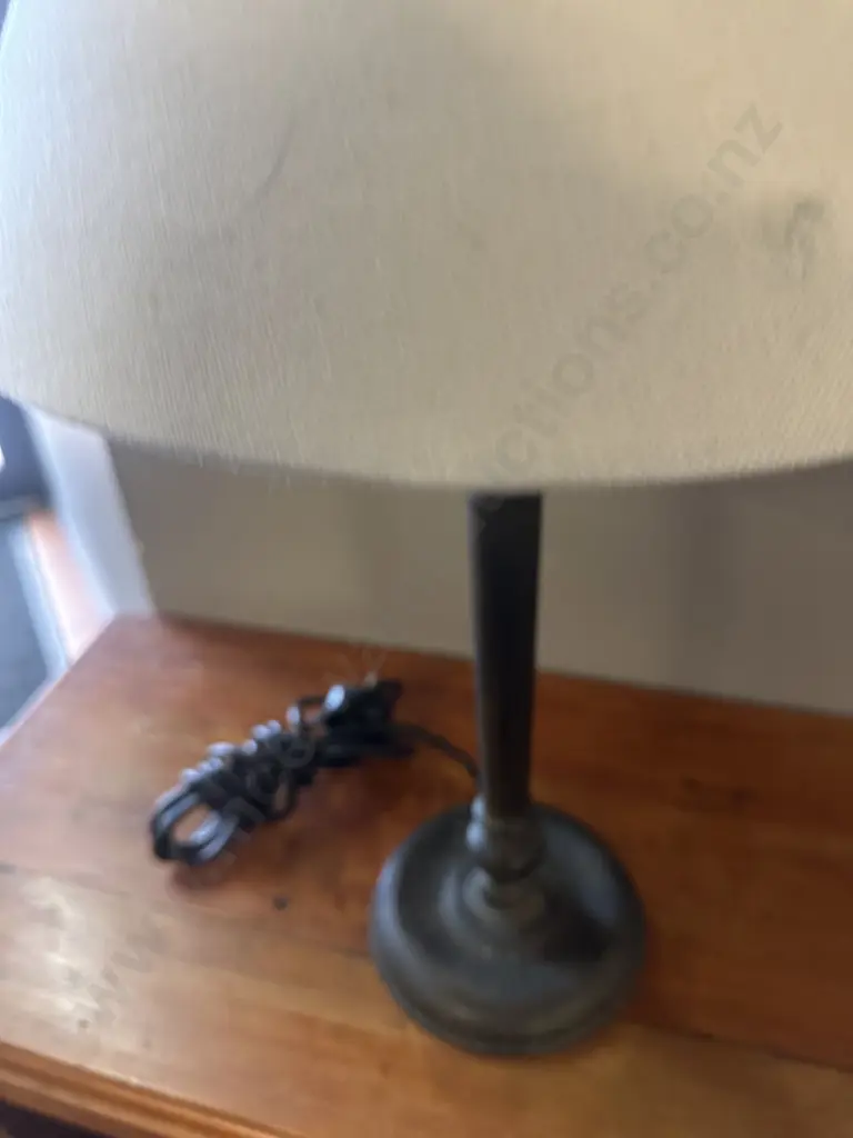 Eunice Taylor Table Lamp With Cream Shade H51cm. Image 1++