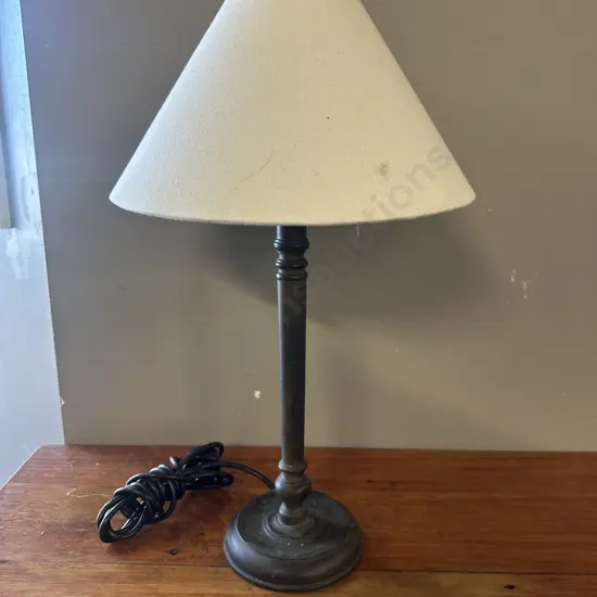 Eunice Taylor Table Lamp With Cream Shade H51cm.