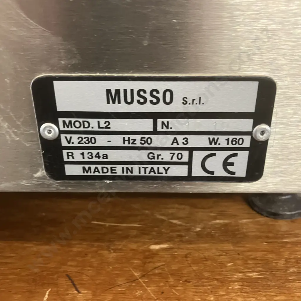 Musso Stella Ice Cream Machine - Italy (Model L2), With Instructions & Recipe Books Image 1++