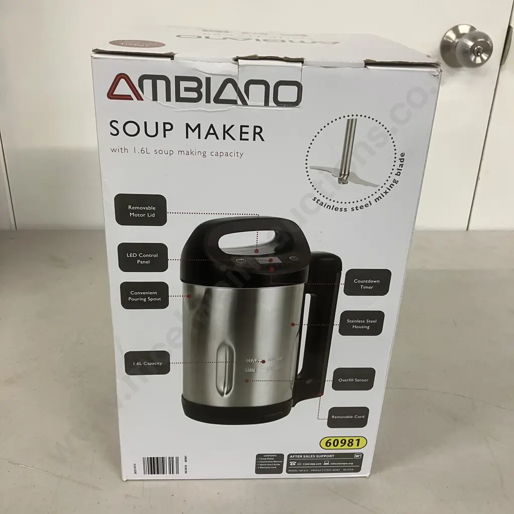Ambiano 1.6 Litre Soup Maker Image 1++