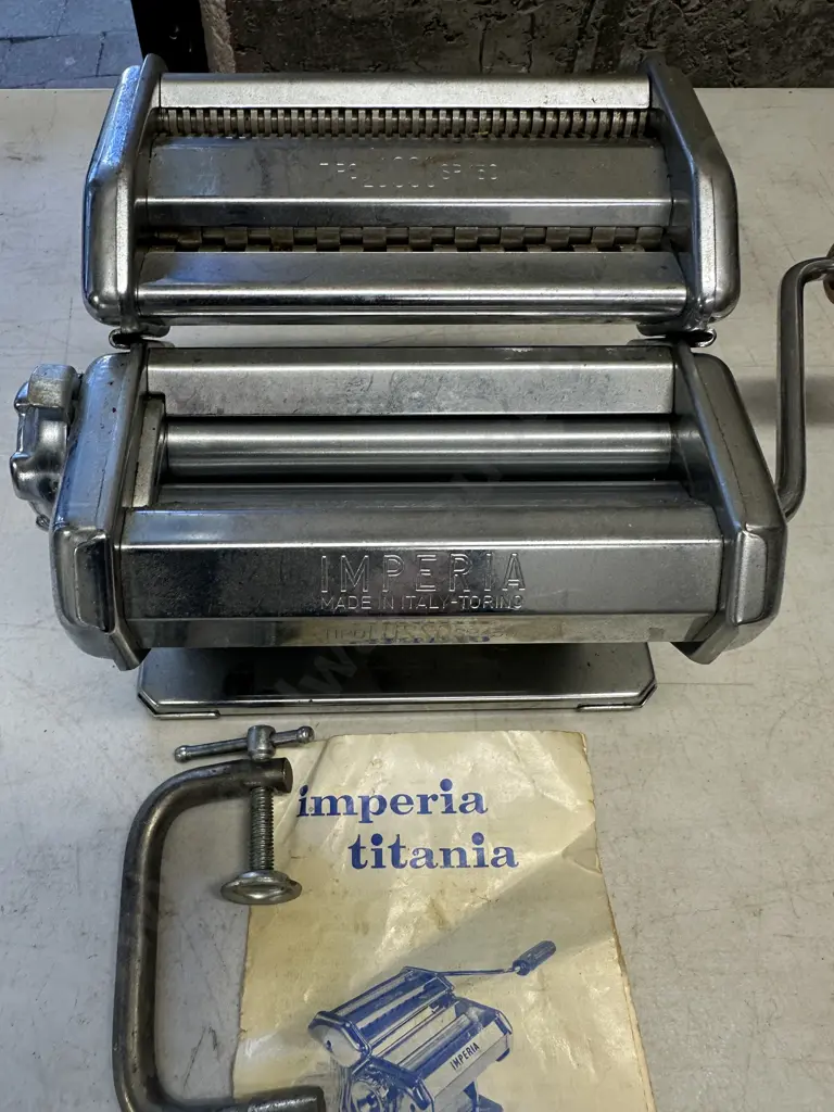 IMPERIA SP150 - Tipo Lusso Heavy Duty Pasta Machine Made In Italy Image 1++