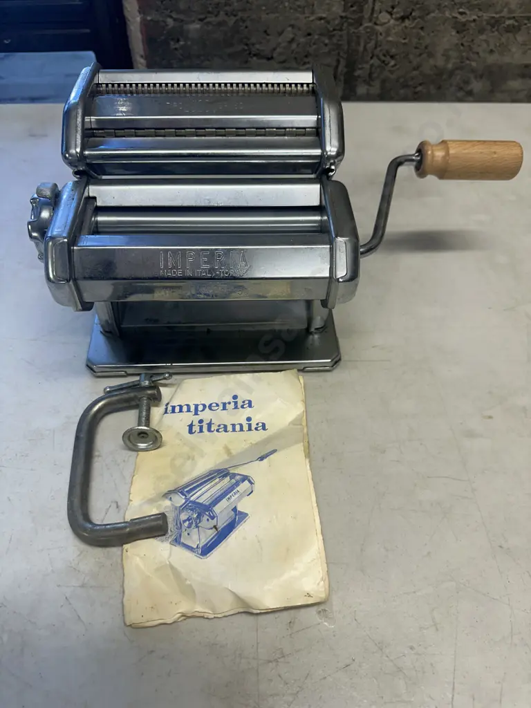 IMPERIA SP150 - Tipo Lusso Heavy Duty Pasta Machine Made In Italy Image 1++