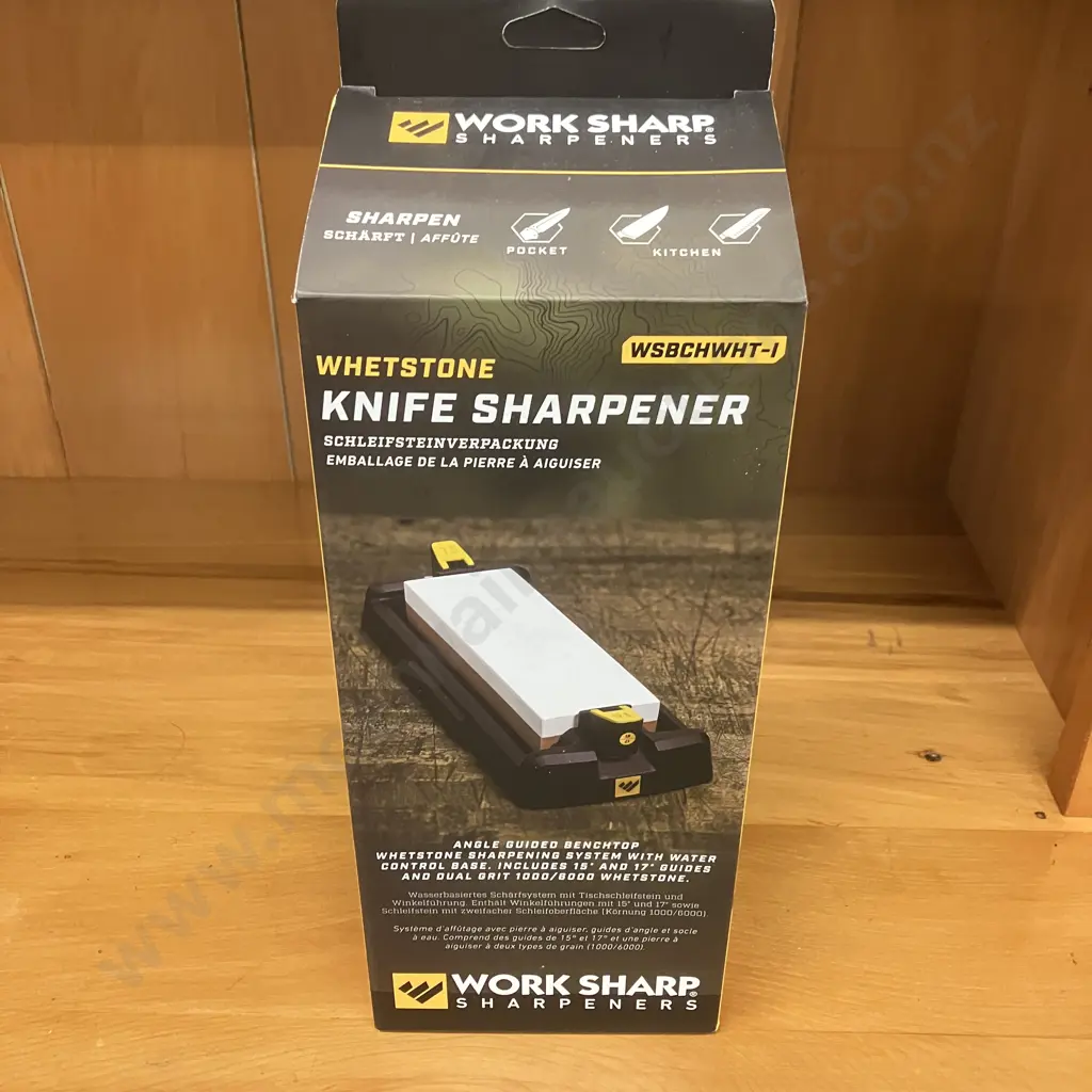 WORK SHARP WSBCHWHT-I Whetstone Knife Sharpener Image 1++