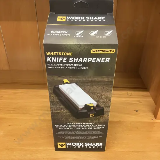WORK SHARP WSBCHWHT-I Whetstone Knife Sharpener