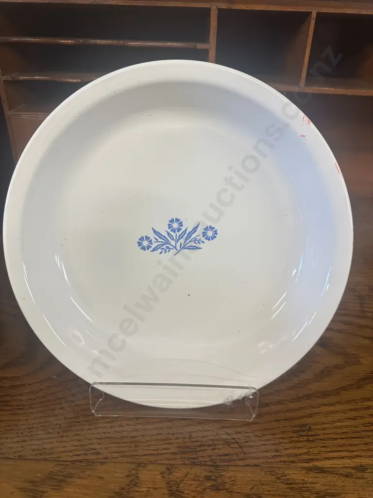 Corning Ware Cornflower 9" Pie Plate Model P.309 Image 1++