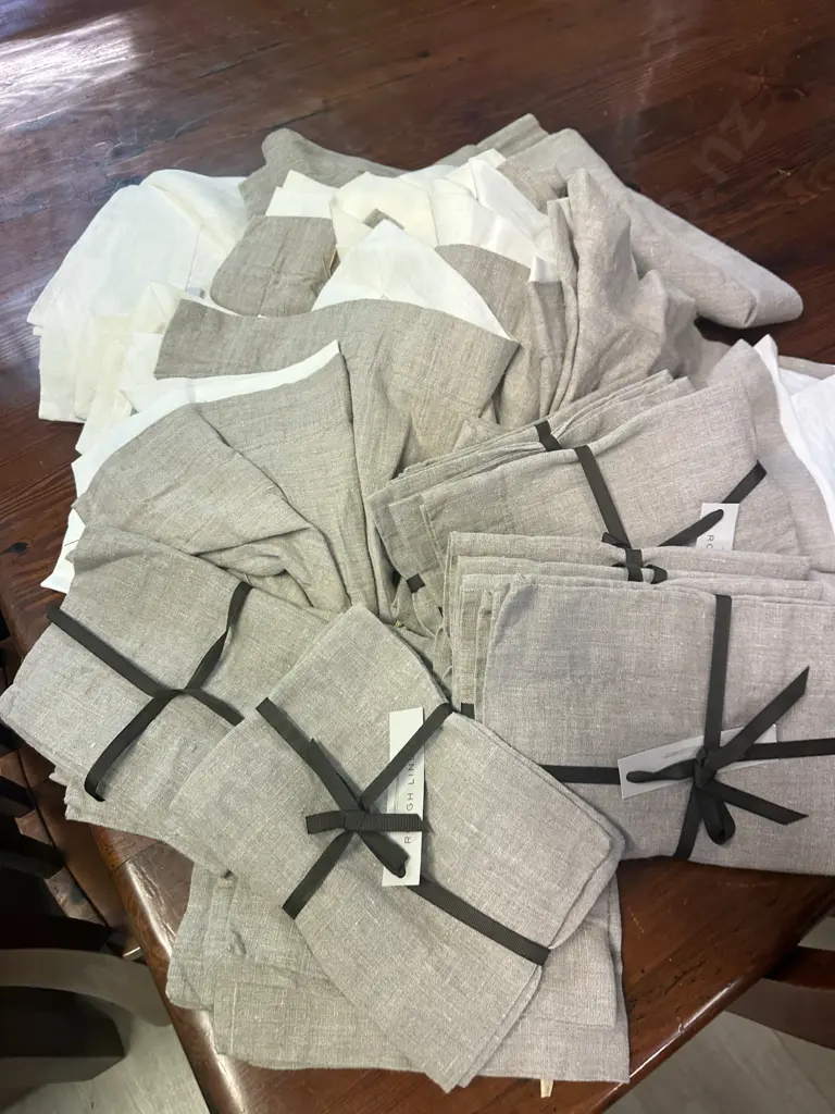 Rough USA Linen. Com 100% Linen Placemats, Table Cloths & Napkins Etc Image 1++
