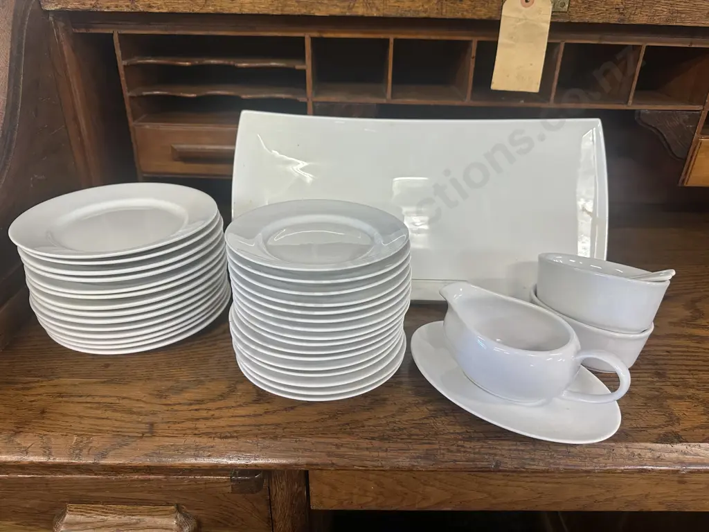 Assorted White Crockery Items Including Maxwell Willams, Levenes Etc  Image 1++
