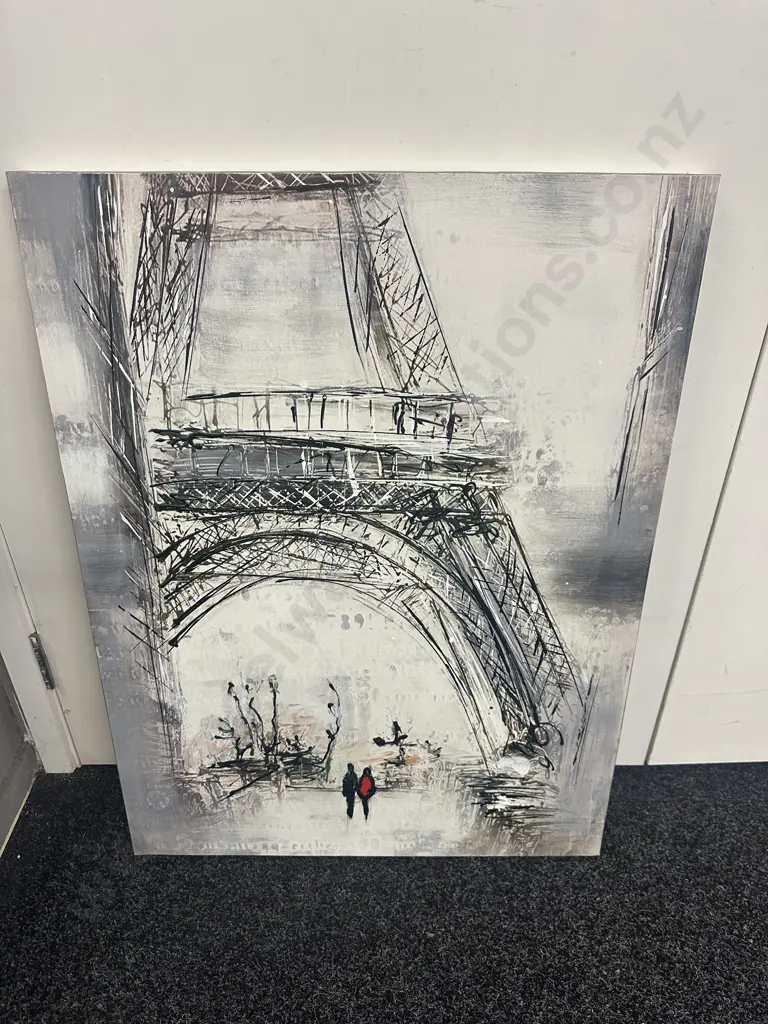 Picture On Canvas Eiffel Tower H80,W60cm. Image 1++