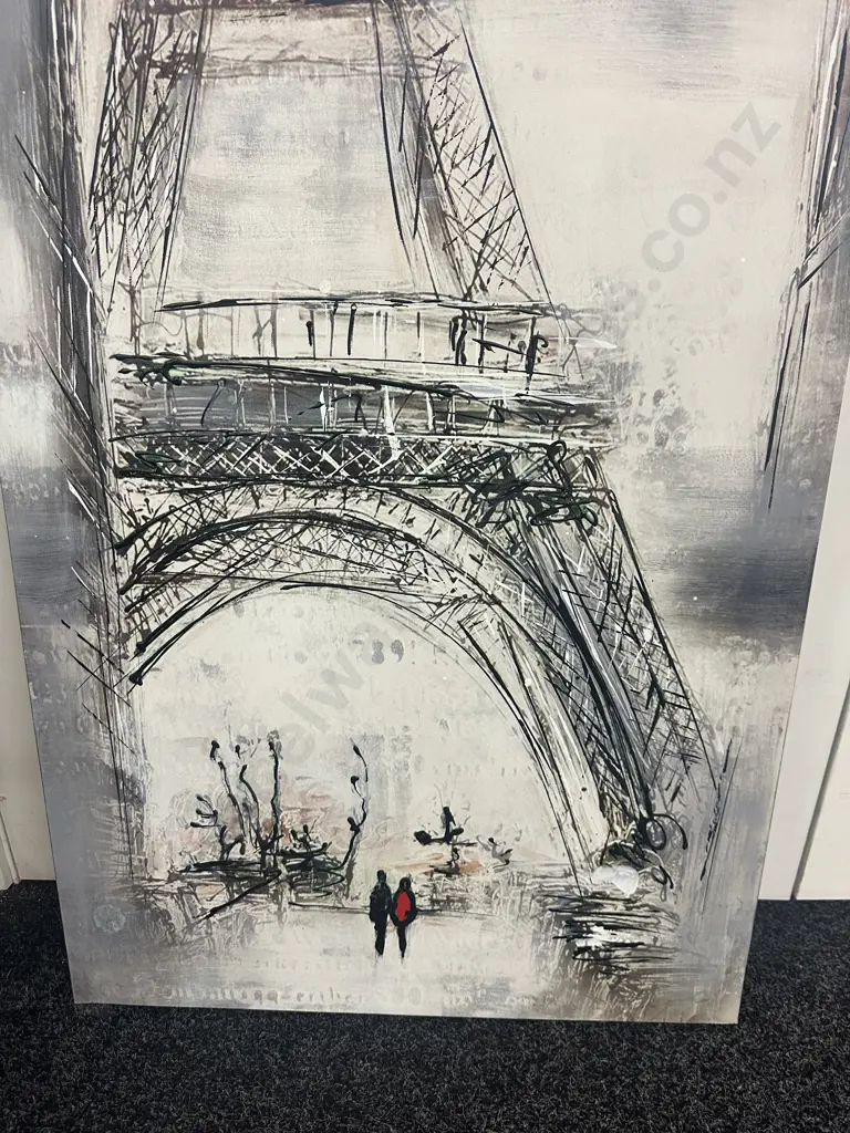 Picture On Canvas Eiffel Tower H80,W60cm. Image 1++