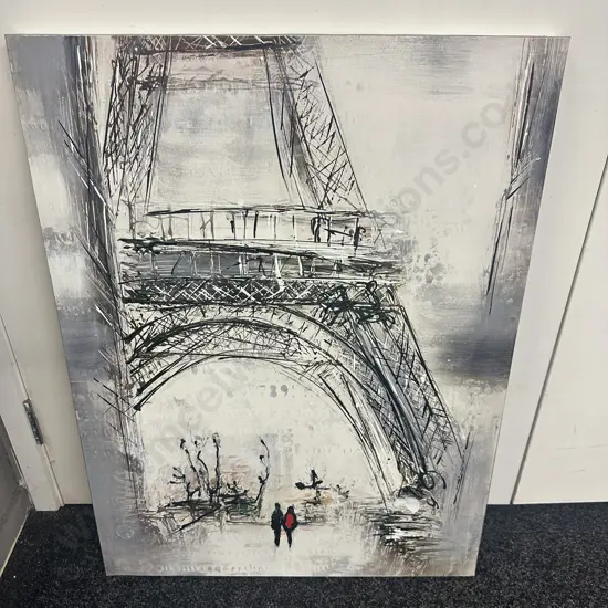 Picture On Canvas Eiffel Tower H80,W60cm.