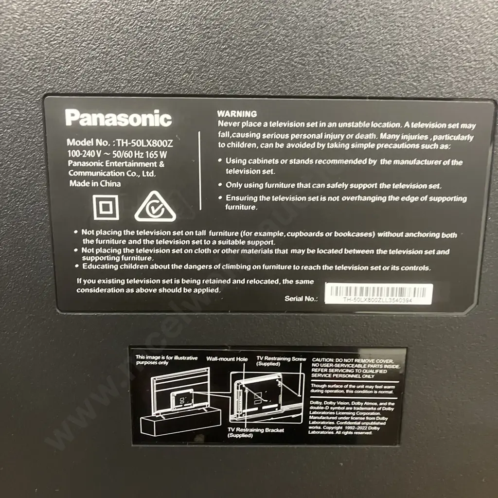 Panasonic TH-55LX800Z 55 Inch, LED, 4K HDR Smart TV With Remote Control (Jan 2024) Image 1++