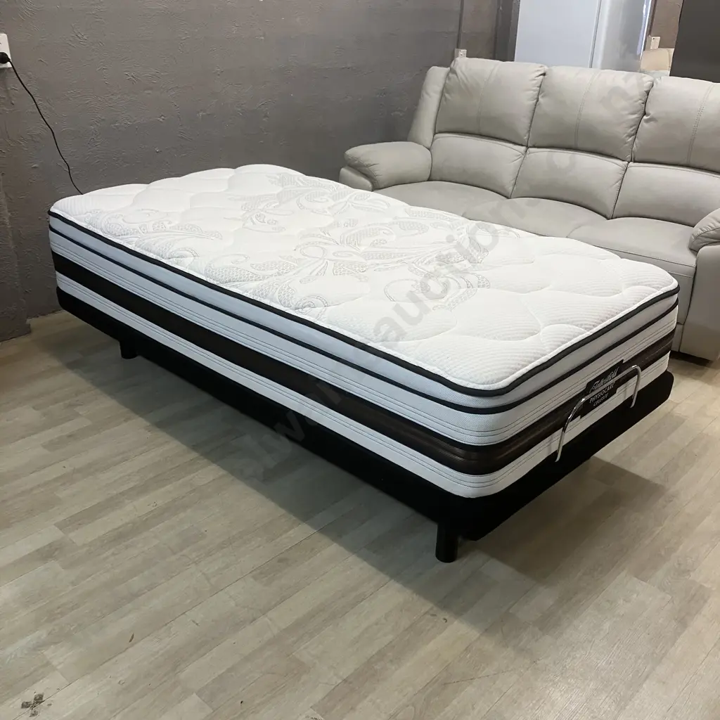 Sleepyhead Powered Adjustable King Single Bed With Tattersfield Physiocare Celeste Mattress Image 1++