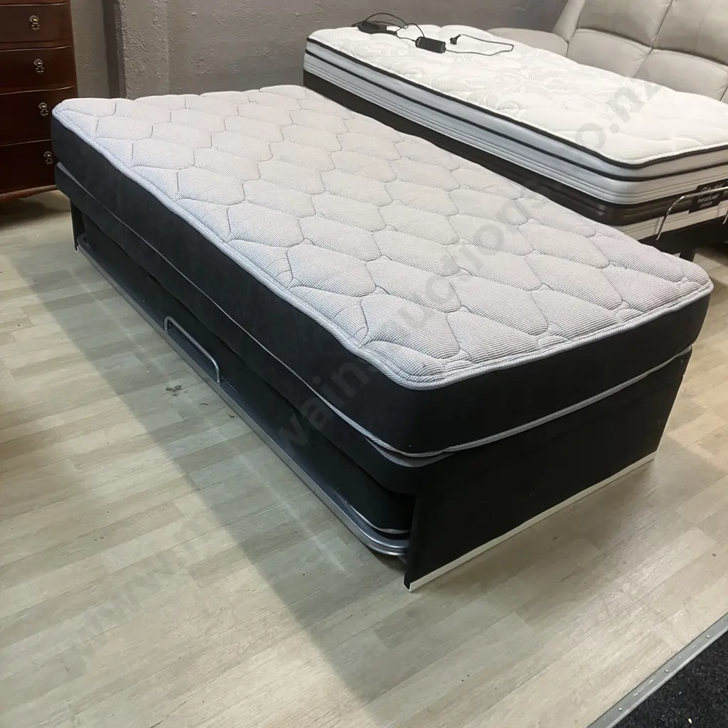 King Single Trundler Bed With Mattresses Image 1++