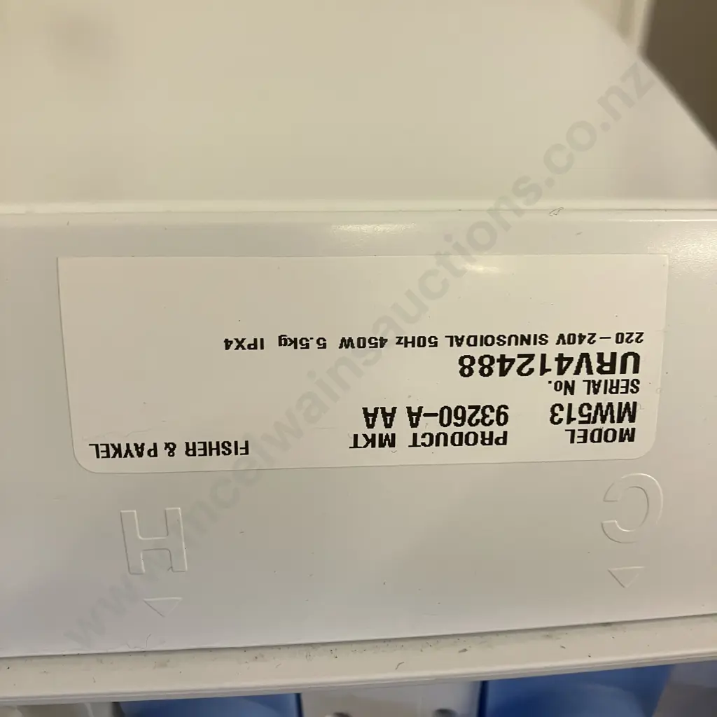 Fisher & Paykel Quicksmart 5.5Kg Top Loader Washing Machine Model MW513, #URV412488 Image 1++